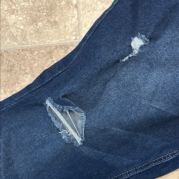 Women's Dark Blue Jeans StitchStar Mid Rise Bootcut 2x - Picture 4 of 8